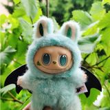 Labubu SADECE KANAT & Batman Uyumlu Yarasa Kanadı Oyuncak Bebek Aksesuar – 3D Figür Dekoru - Siyah