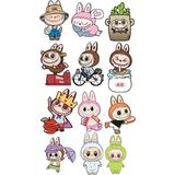 Labubu Sticker Telefon Laptop Notebook Tablet Defter Matara Stiker Etiket ST1021