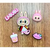 Labubu Telefon Süsü - Pembe Set