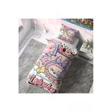 Labubu Temalı Karışık Desen Nevresim Takımı (Çarşafsız)