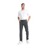 LACARINO Erkek Slim Fit Yüksek Bel Pantolon, Antrasit, 32 Beden