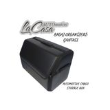 LACASA AUTOmotive Oto Bagaj Düzenleyici,Bagaj Çantası,Deri, Fermuarlı Cırt Sabitlemeli Çanta