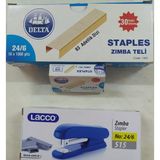 Lacco 24/6 Zımba Makinesi+Kutuda 10LU 24/6 Delta Zımbateli