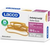 Lacco 670 Geniş Ambalaj Lastiği 50 gr Doğal Kauçuk Esnek Yapı ile Kullanıma Uygun