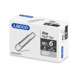 Lacco Ataş No:6 Metal Ataş 30 Adet 60 mm Uzunlukta Gümüş Renkli Kırtasiye Ürünü