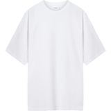 Laced Erkek Oversize Tişört %100 Organik Pamuk Şık ve Rahat - Beyaz
