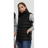 Lacheln Unisex Su Geçirmez Konfor Modeli Iç Cepli Fermuarlı Sıcak Tutan Kolsuz Bodywarmer Şişme Yelek