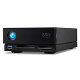 LaCie 1big Dock SSD Pro, 2 TB, harici SSD yuvası, Thunderbolt 3, 2800 MB/sn'ye kadar FireCuda NVMe SSD, Mac ve PC, 5 yıl Rescue Services, 1 ay Adobe All Apps (STHW2000800)