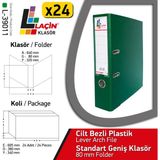 Laçin Geniş Büro Klasörü Yeşil (1 Koli 24 Adet )