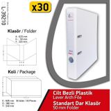 Laçin Klasör Beyaz Dar 30 Adet 1 Koli