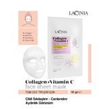 Lacinia Kağıt Yüz Maskesi (Collagen + Vitamin C)