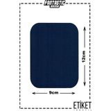 Lacivert (1 Adet) Fantastıc Arma Ütü ile Yapışan Dokuma Arma Patch Giysi & Kıyafetler Için Yama Kolay Uygulama