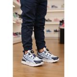 Lacivert Akıllı Bağcıklı Erkek Çocuk Spor Ayakkabı Sneaker BNI-10254