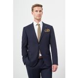 Lacivert Bez Ayağı Kılıç Yaka Tam Astar Esnek 6 Drop Slim Fit Takım Elbise 1001245310
