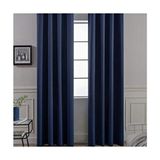 Lacivert Blackout Karartma Fon Perde - 250 x 260 cm