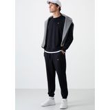 Lacivert Casual O Yaka Jogger Erkek Oversize Eşofman Takımı - 85120