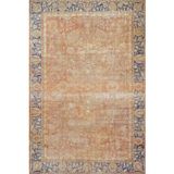 Lacivert Çerçeveli Modern Geometrik Etnik Desenli Boho Makinada Yıkanabilir Hafif Hav Toz Vermez Leke Tutmaz Kaymaz Taban Dijital Makine Baskı Halı Oturma Odası Salon Yolluk Koridor Mutfak Halısı