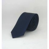 Lacivert Çocuk Boy Düz Renk Saten Kravat - CK-04 CK-04-GF