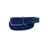 Lacivert Elastik Esnek Unisex Örgü Kemer - 8500-5