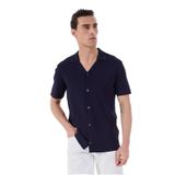 Lacivert Erkek Apaş Basic Rayon Karışımlı Hırka F5SM-HRK 2053