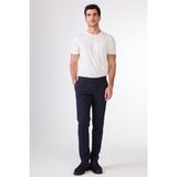 Lacivert Erkek Slim Fit Düz Pantolon - 40/46