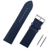 Lacivert Hakiki Deri Saat Kordonu Kayış 20mm
