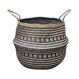 Lacivert Hasır Sepet L 42X35 cm