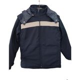 Lacivert İş Elbiseleri Lacivert Softshell Reflektörlü Iş Montu