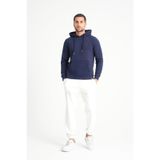 Lacivert Kanguru Cepli Kapüşonlu Erkek Sweatshirt