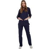 Lacivert Kapüşonlu Medikal Tesettür Forma - XL