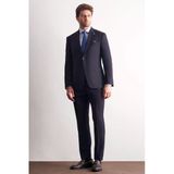 Lacivert Kırlangıç Yaka Esnek Bel 6 Drop Slim Fit Tam Astar Esnek Takım Elbise 1001255167