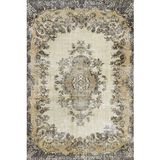Lacivert Klasik Modern Geometrik Etnik Eskitme Desenli Boho Makinada Yıkanabilir Hafif Hav Toz Vermez Leke Tutmaz Kaymaz Taban Dijital Makine Baskı Halı Oturma Odası Salon Yolluk Koridor Mutfak Halısı
