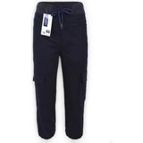 Lacivert – Komando Cepli Unisex Okul Pantolonu - Navy Blue - 11 Yaş