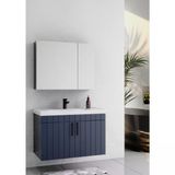 Lacivert Lake 80 cm Banyo Dolabı