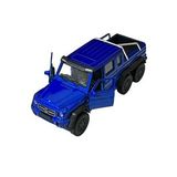 Lacivert Mercedes Pikap Oyuncak Lisanslı Diecast Metal Çek Bırak Araba