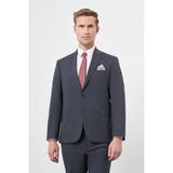 Lacivert Mono Yaka 4 Drop Comfort Fit Classic Takım Elbise 1001245168 - 54