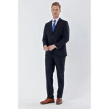 Lacivert Mono Yaka 6 Drop Comfort Fit Tam Astar Esnek Takım Elbise 1001245010