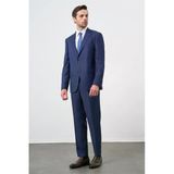 Lacivert Mono Yaka 6 Drop Comfort Fit Tam Astar Esnek Takım Elbise 1001245169