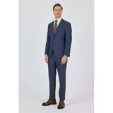 Lacivert Mono Yaka 6 Drop Comfort Fit Tam Astar Esnek Takım Elbise 1001250152