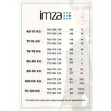 Lacivert Mono Yaka Çizgili 6 Drop Comfort Fit Tam Astar Esnek Takım Elbise 1001245160