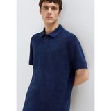 Lacivert Polo Tişört Loose Fit/Bol Rahat Kesim 0613324-70497
