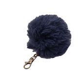 Lacivert Renk Peluş Ponpon Anahtarlık 978