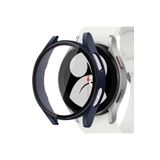 Lacivert Samsung Galaxy Watch 4-44 Mm Uyumlu Kasa Ve Ekran Koruma 44 mm Galaxy Watch Plastik Samsu Lacivert