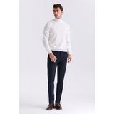 Lacivert Slim Fit Kumaş Pantolon - 44