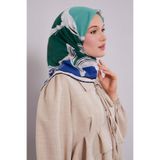 Lacivert Soyut Desen Soft Eşarp