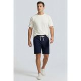 Lacivert Standart Fit Basic Arka Cepli Erkek Şort - 88314
