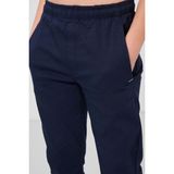 Lacivert Standart Fit Dokuma Hafif Esnek Chino Erkek Çocuk Pantolon - 11272 - 14 - 15 Yaş
