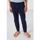 Lacivert Standart Fit Dokuma Hafif Esnek Chino Erkek Pantolon - 82177