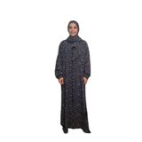 Lacivert Tek Parça Namaz Elbisesi Tek Beden