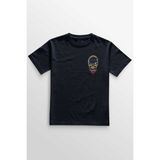 Lacivert Tişört Zombie Halloween Skull Darkness Vampir Baskılı Unisex T-Shirt